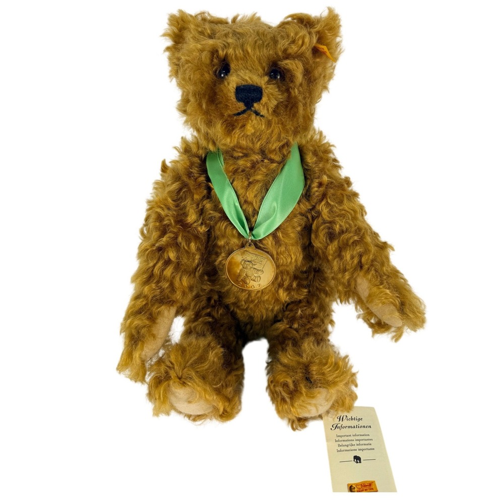 Steiff Teddy Bear 2007 Club Edition 669521 Brown Mohair Ltd Ed Medallion Germany